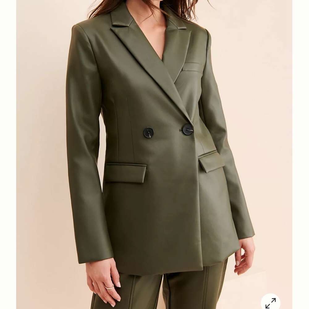 4th & Reckless Teresa Vegan Leather Blazer